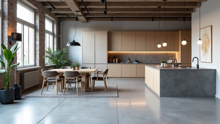 Visgraat PVC vloer in interieur