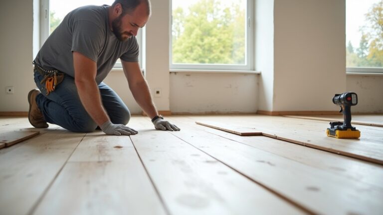 PVC vloer wordt in een Rotterdamse woning gelegd