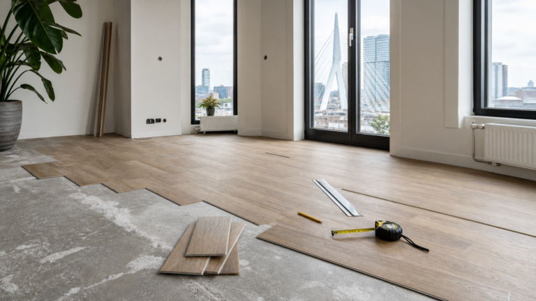 PVC vloer in Rotterdamse woning